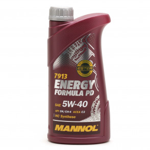 Mannol 7913 Energy Formula PD 5W-40 synthetisches Motoröl 1l Flasche